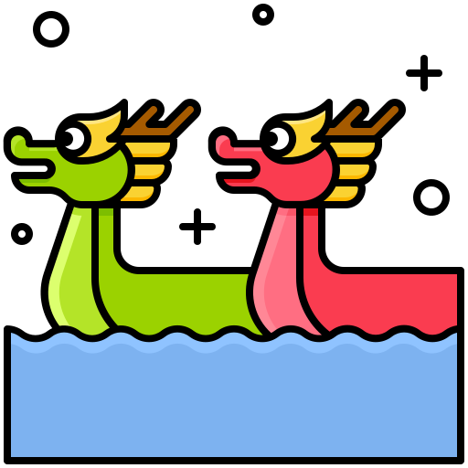 barco de dragón Generic Outline Color icono
