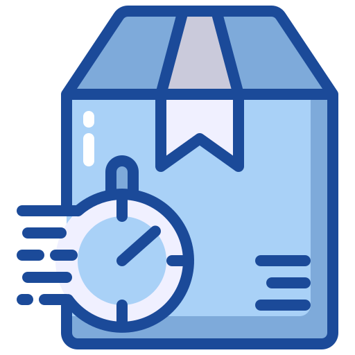 Order processed Generic Blue icon