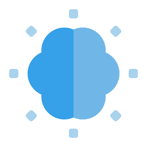 cervello Generic Blue icona