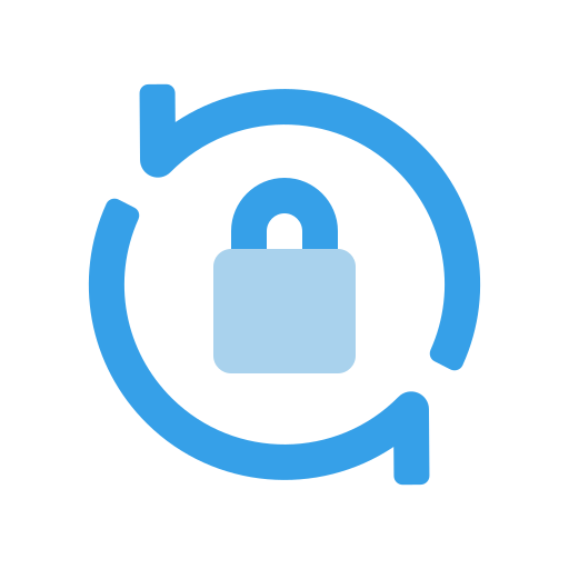 resetta la password Generic Blue icona