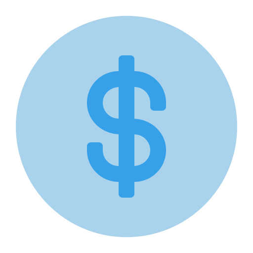 moneda Generic Blue icono
