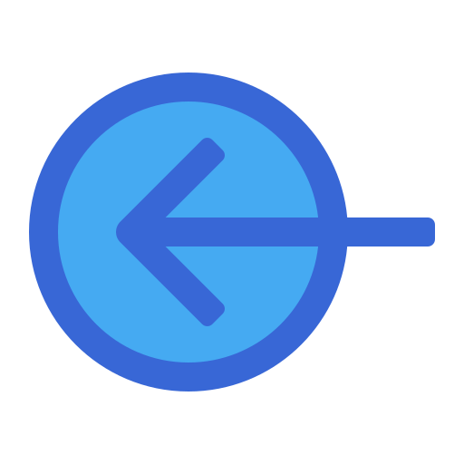 반환 Generic Blue icon