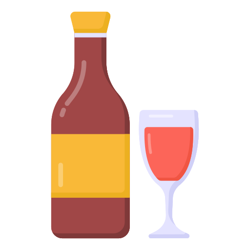 Вино Generic Flat иконка