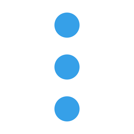 Три точки Generic Blue иконка
