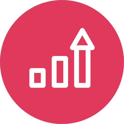 gráfico de crescimento Generic Flat Ícone