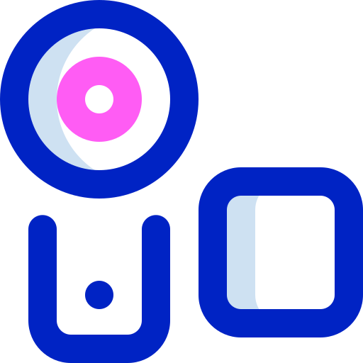 camcorder Super Basic Orbit Color icon