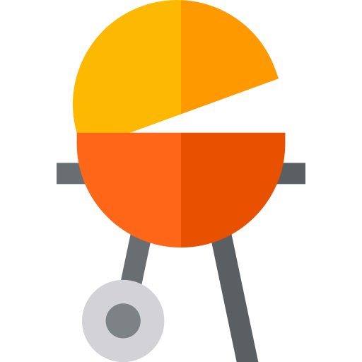 Barbecue Basic Straight Flat icon