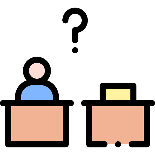 absent Detailed Rounded Lineal color Icône