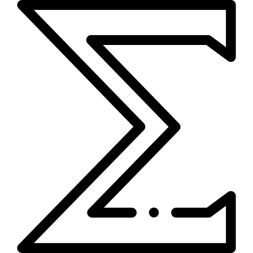 sigma Detailed Rounded Lineal ikona