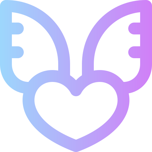 corazón Super Basic Rounded Gradient icono