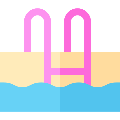 Pool Basic Straight Flat icon