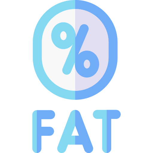 No fat Basic Rounded Flat icon