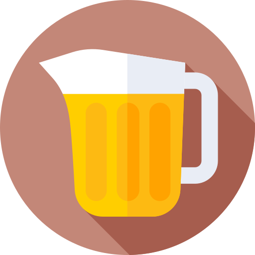 Beer Flat Circular Flat icon