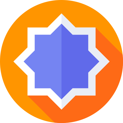 イスラム教 Flat Circular Flat icon