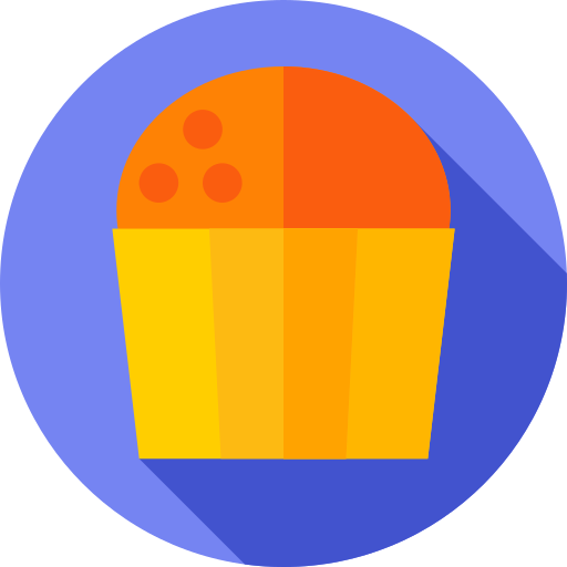 muffin Flat Circular Flat icoon
