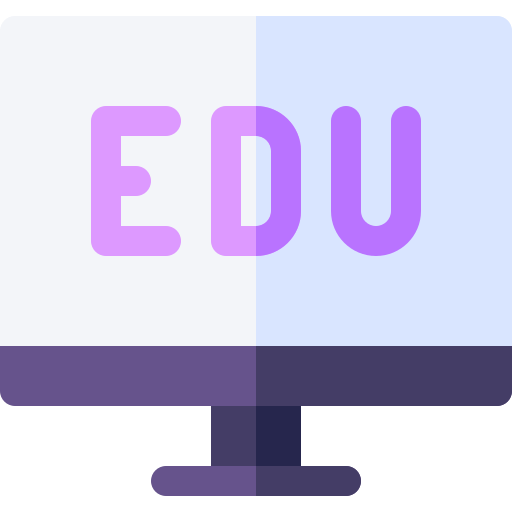 edu Basic Rounded Flat icona