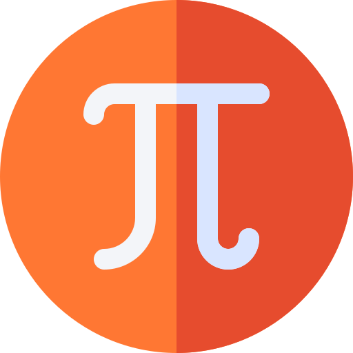 Pi Basic Rounded Flat icon