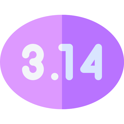 円周率 Basic Rounded Flat icon
