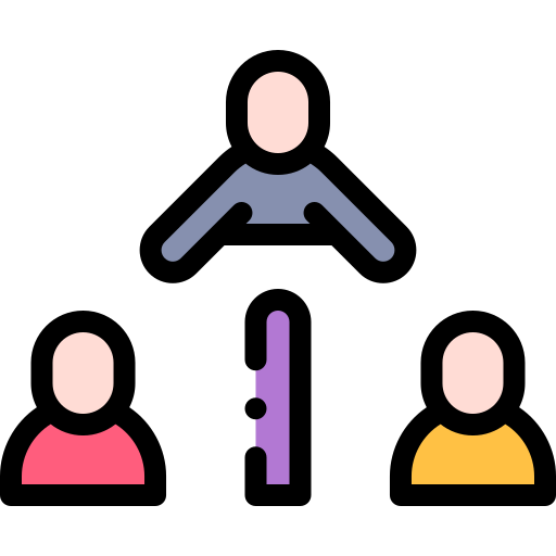 intermediario Detailed Rounded Lineal color icono