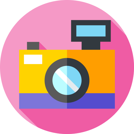 カメラ Flat Circular Flat icon