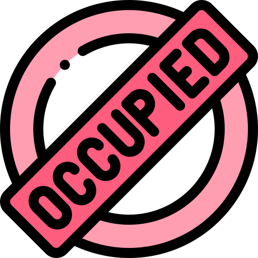 Occupied Detailed Rounded Lineal color icon