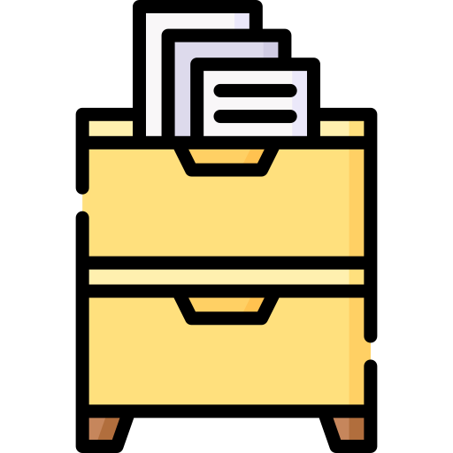 Filing cabinet Special Lineal color icon