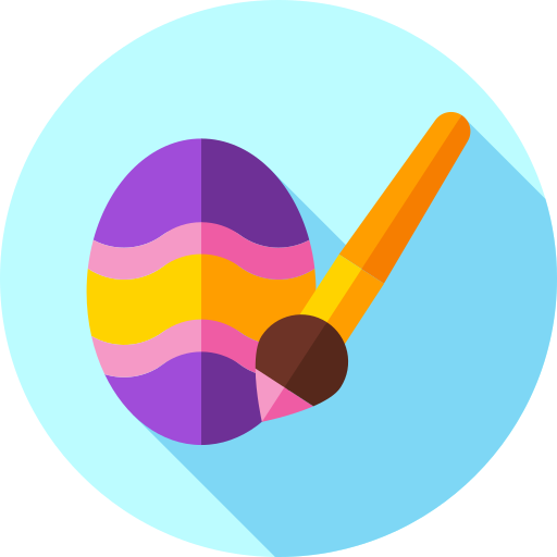 Пасхальное яйцо Flat Circular Flat иконка