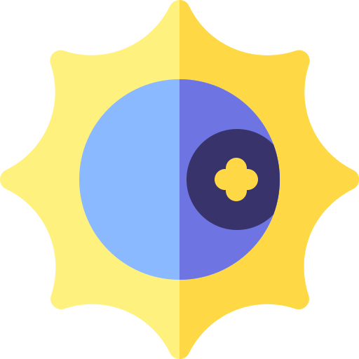księżyc Basic Rounded Flat ikona
