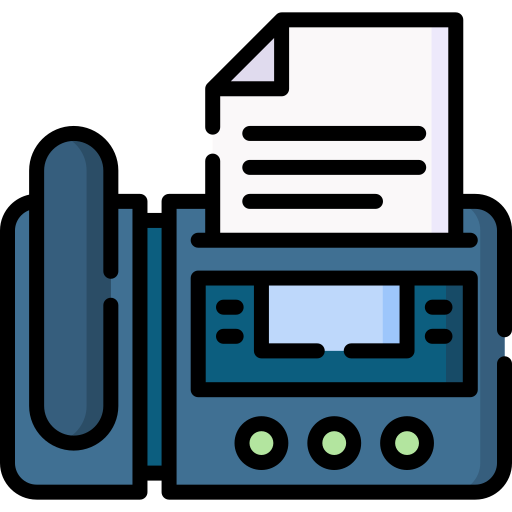 máquina de fax Special Lineal color icono