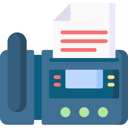 máquina de fax Special Flat icono
