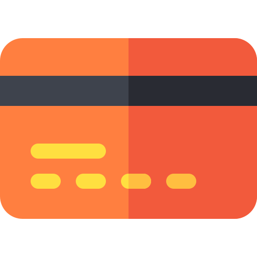 Кредитная карта Basic Rounded Flat иконка