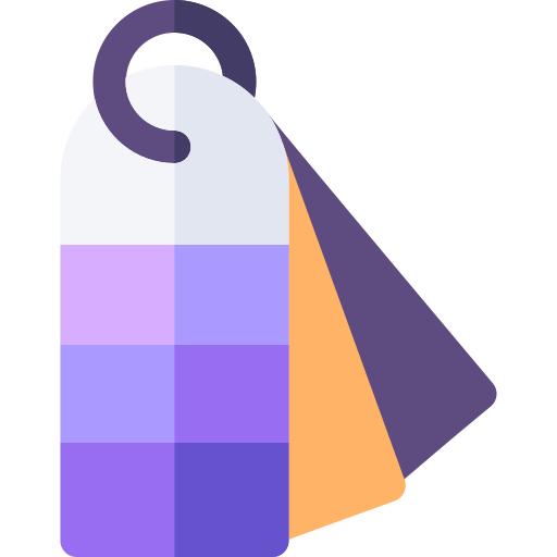 paleta de color Basic Rounded Flat icono