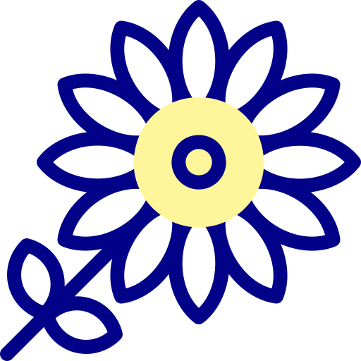 słonecznik Detailed Mixed Lineal color ikona