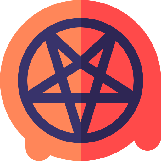 Pentagram Basic Rounded Flat icon