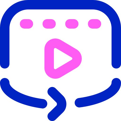 Video Super Basic Orbit Color icon
