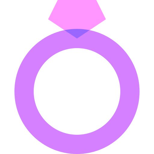 Diamond ring Basic Sheer Flat icon