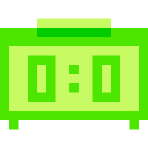 デジタル時計 Basic Sheer Flat icon