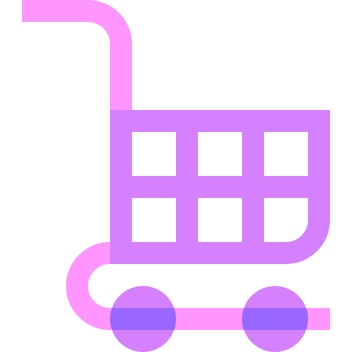 carrito de compras Basic Sheer Flat icono