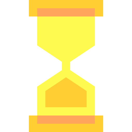 Sand clock Basic Sheer Flat icon
