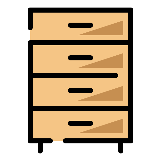 Cabinet Generic Outline Color icon