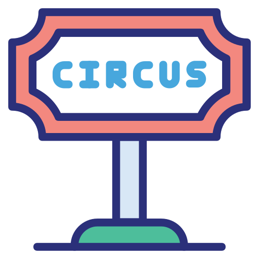 circus Generic Outline Color icoon