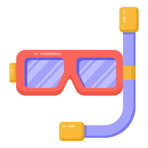 Diving mask Generic Flat icon