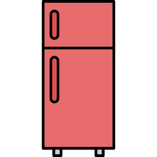 frigorífico Generic Thin Outline Color Ícone