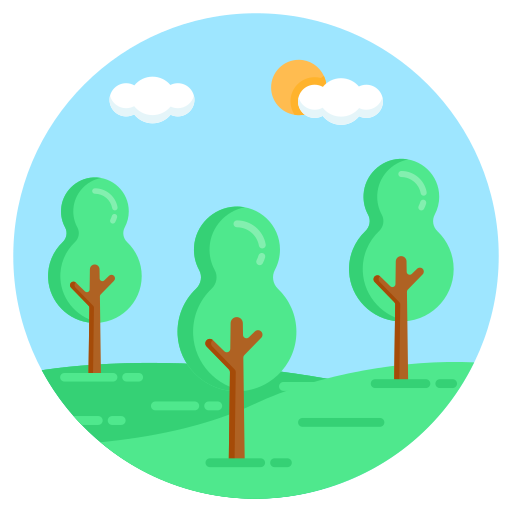 woud Generic Basic Outline icoon
