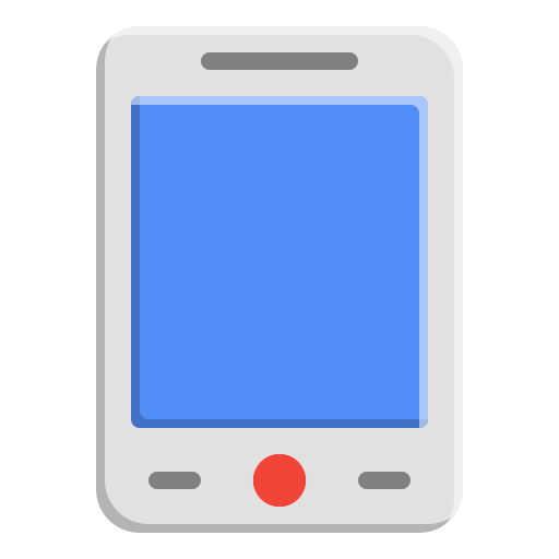 teléfono inteligente Generic Flat icono