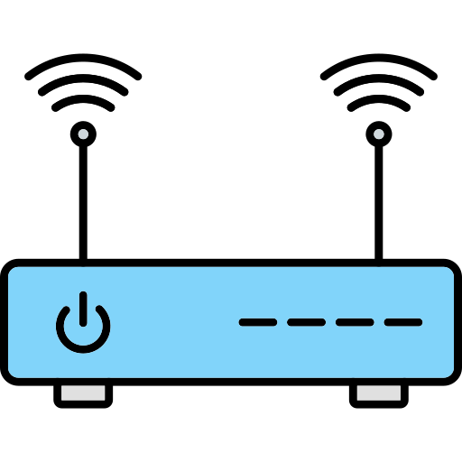 modem Generic Thin Outline Color icon