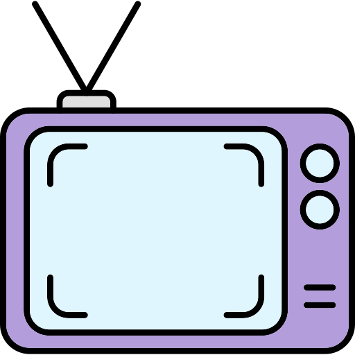 fernseher Generic Thin Outline Color icon