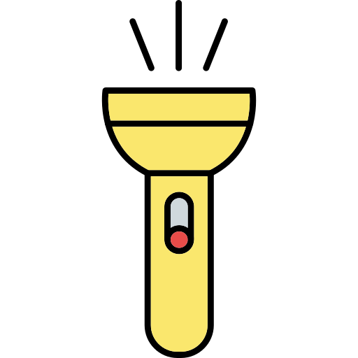 antorcha Generic Thin Outline Color icono
