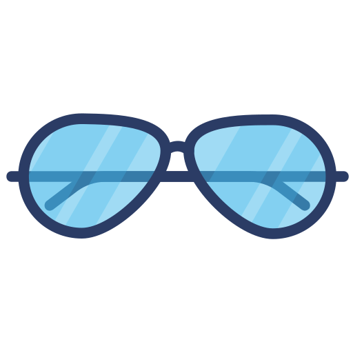 Eyeglases Generic Outline Color icon