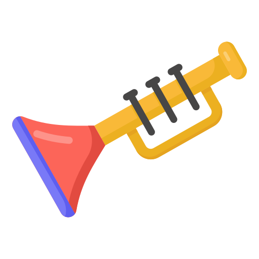 trompet Generic Flat icoon